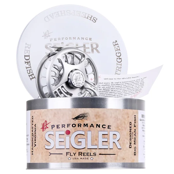 Carrete de mosca Seigler plata - Imagen 5