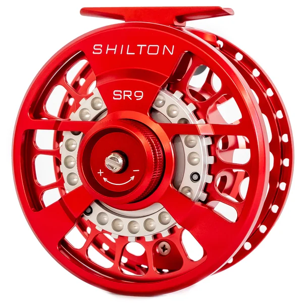 Carrete de mosca Shilton SR Series rojo
