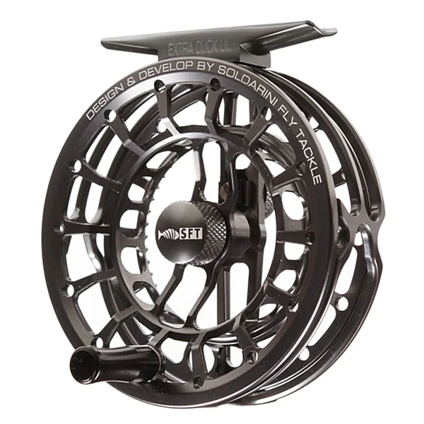 Carrete de mosca Soldarini Extra Click UL gunsmoke