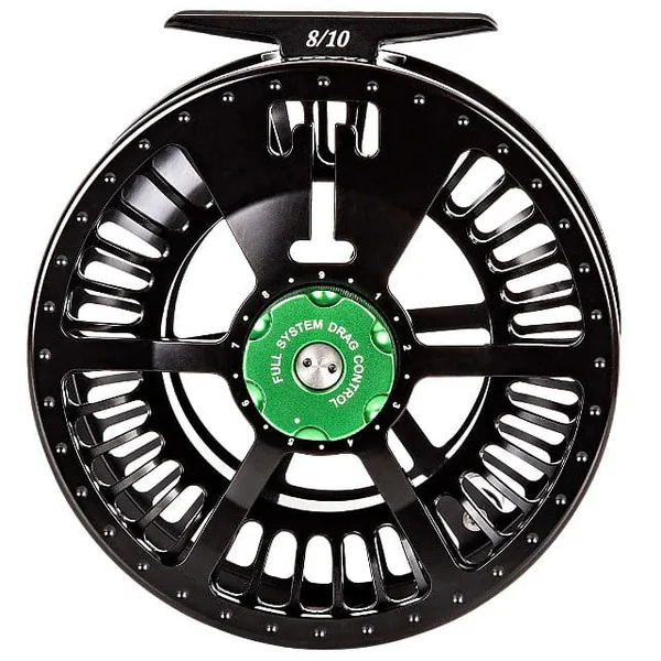 Carrete de mosca Traper Black Pike # 8 - # 10