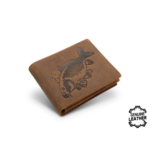 Cartera de cuero - Karper Design - Cuero marrón oscuro