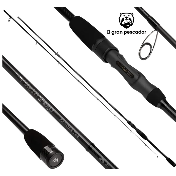Caña Mikado Inazuma Pro Zander 1,98m 32gr 1 tramo