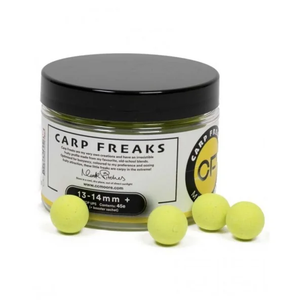 CC Moore Carp Freaks Yellow Pop Ups 13-14mm