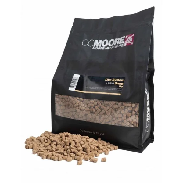 CC Moore Live System Pellets 6mm 1kg