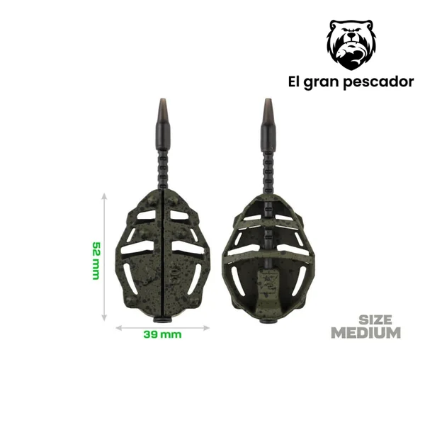 Cebador Method Zfish Spider Medium 50gr - Imagen 2