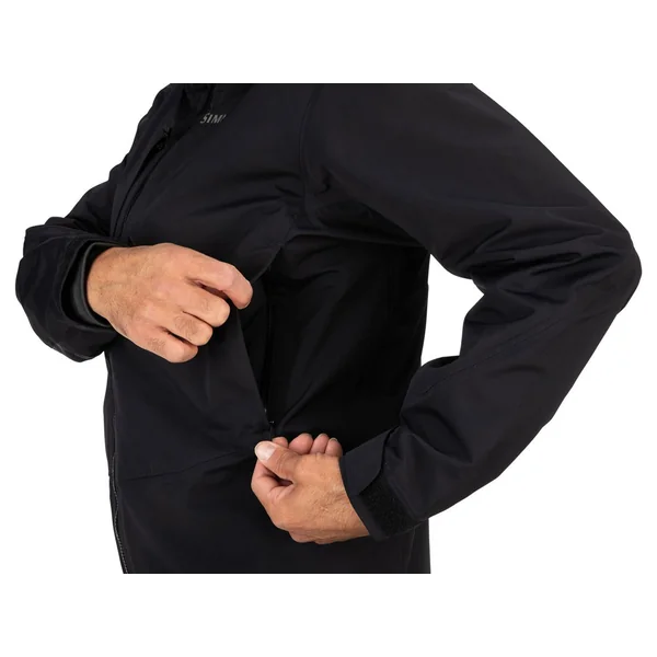 Chaqueta de vadeo Simms Freestone Jacket black - Imagen 7