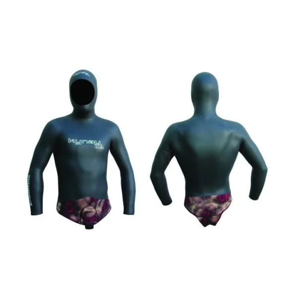 Chaqueta pesca submarina chicle 5 mm.