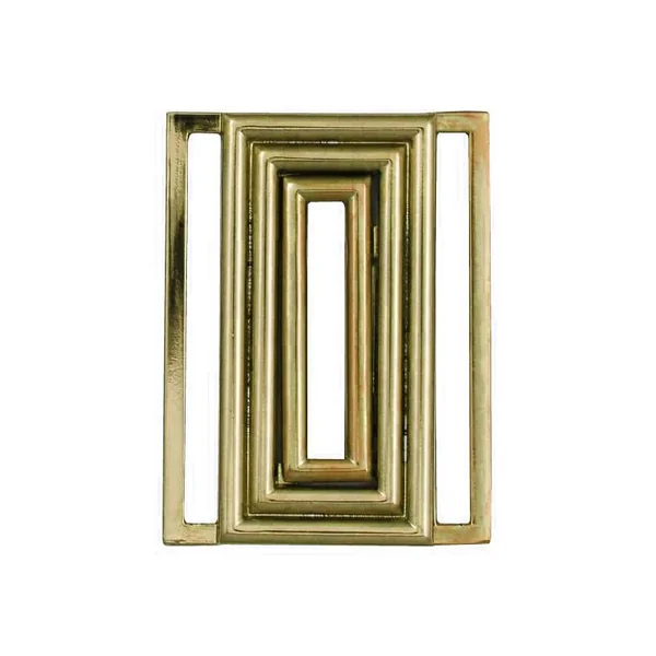 Cierre Cinturón Hebilla Metal Rectángulo 6cm - Imagen 2