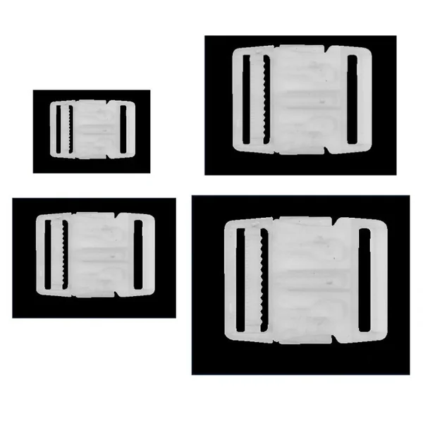 Cierre de Click para Mochila - Plástico Transparente - Cose - Imagen 2