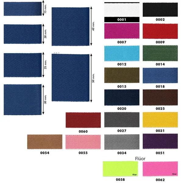 Cinta de Mochila Colores Suave - Imagen 3