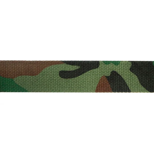 Cinta de mochila estampado camuflaje verde 4cm
