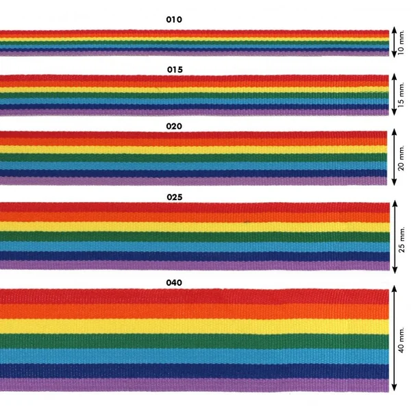 Cinta Tejida Arcoíris Orgullo LGTBIQ+