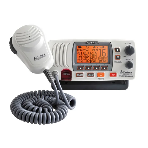 COBRA Vhf Radio Gps Wht