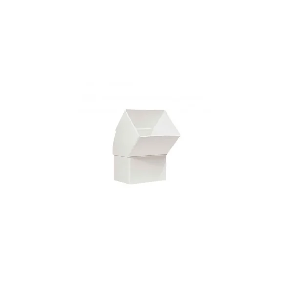 Codo 45º Macho Hembra Bajante Rectangular CQ4GT PVC Canalón JIMTEN