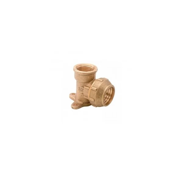 Codo Grifo Latón Hembra Polietileno