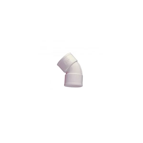 Codo Hembra Macho Blanco 90Ø PVC Canalón Ferroplast
