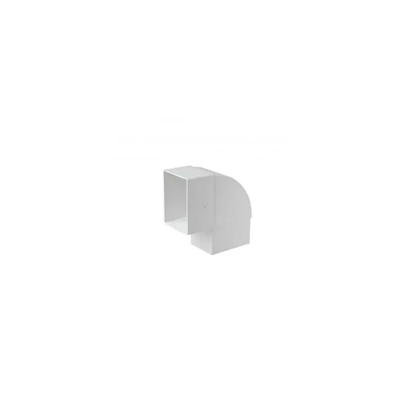 Codo Orientación 90º Macho Hembra Rectangular CQ9GT PVC Canalón JIMTEN