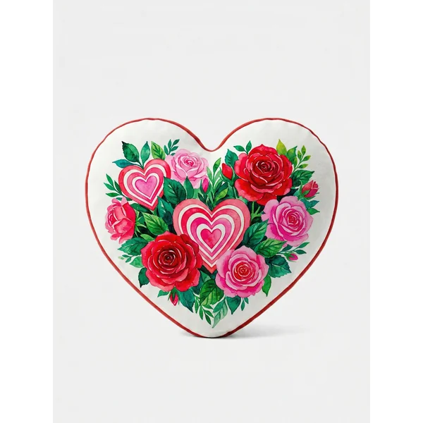 Cojín de corazón personalizado