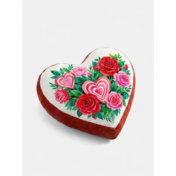 Cojín de corazón personalizado - Imagen 2