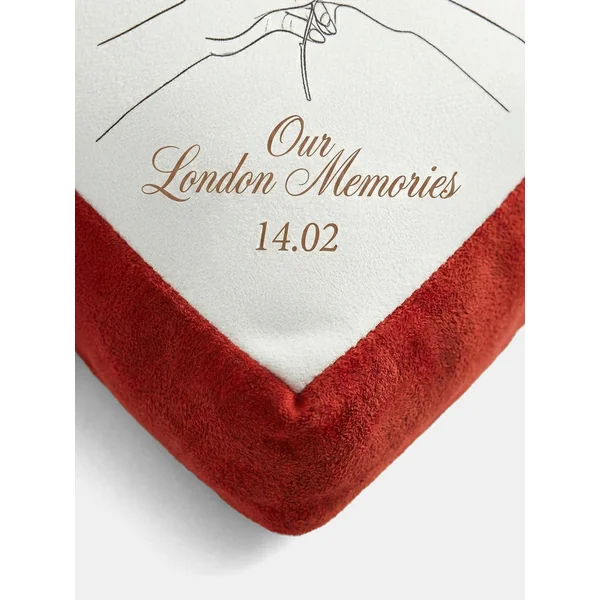 Cojín de corazón personalizado - Imagen 4