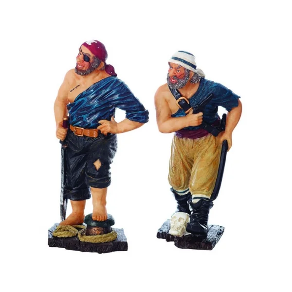 Conjunto 2 figuras piratas 23cm - Imagen 2