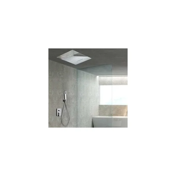 Conjunto Ducha de Acero Inox. Rectangular Serie Sumatra IMEX - Imagen 4