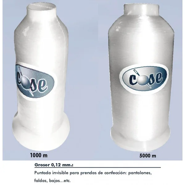Cono de Hilo Transparente Cose (5000 metros)