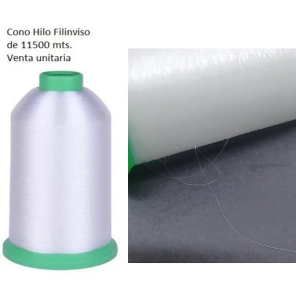 Cono de Hilo Transparente Filinviso Especial para Overlock