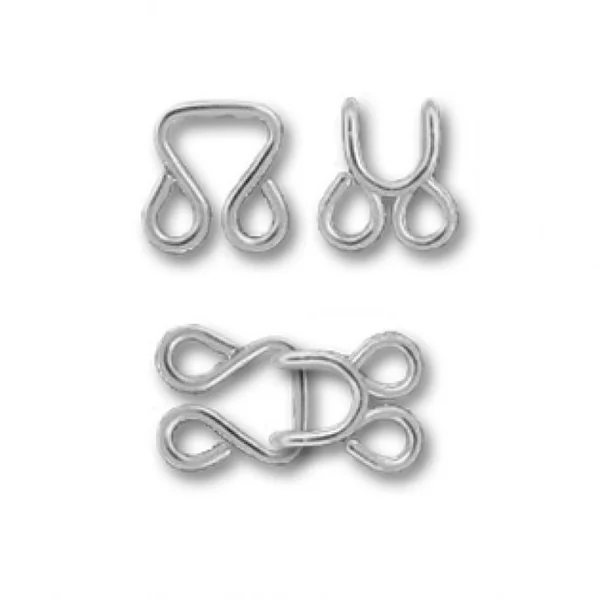 Corchetes Metálicos Fuertes para Confección (Docena)