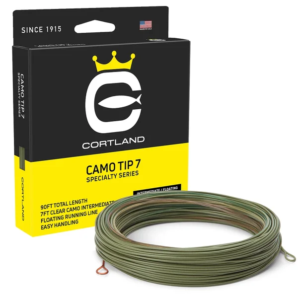Cortland Camo Tip 7' Línea de mosca