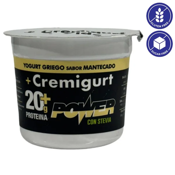 Cremigurt Yogurt Griego POWER Sabor Mantecado 150g