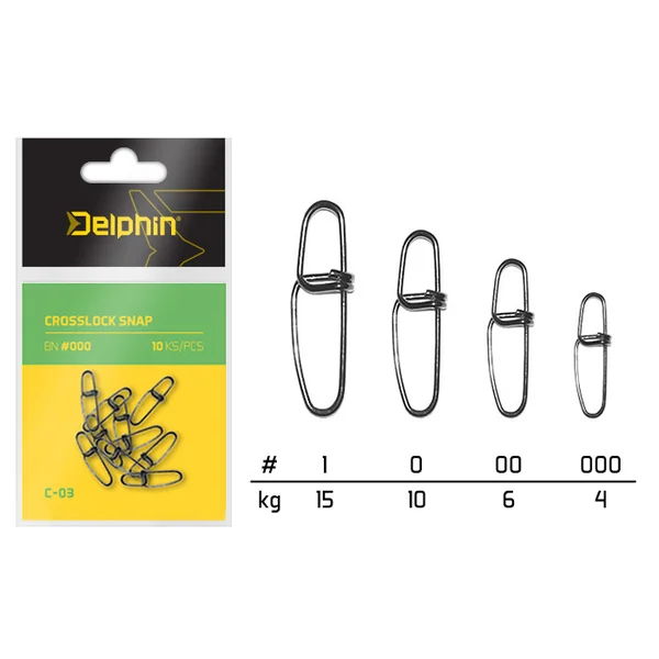 Crosslock Snap C-03/10pcs