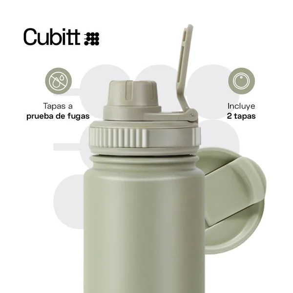 Cubitt Termo Hydro Bottle Olive Green - Imagen 3