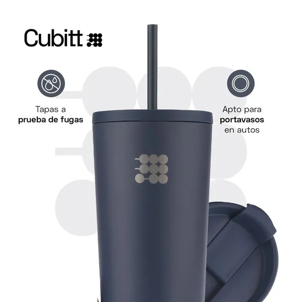 Cubitt Termo Travel Mug Deepest Blue - Imagen 4
