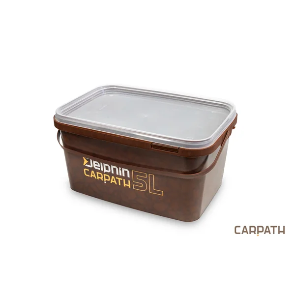 Cubo cuadrado con tapa Delphin CARPATH 5l