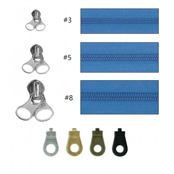 Cursor Cremallera Reversible - Malla Espiral - Imagen 5