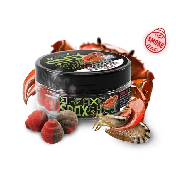 D Snax - Crab & Krill - Forma de concha - Efecto humo - Wafters