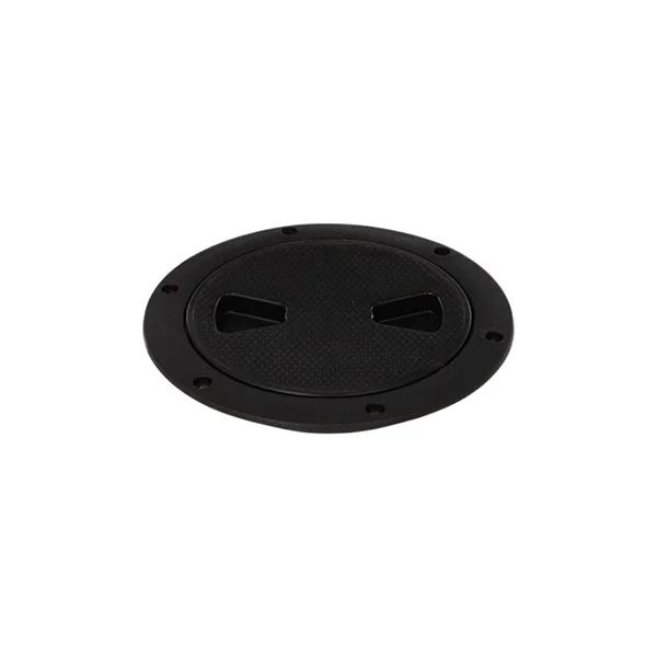 DECK PLATE,PLASTIC 6" BLACK