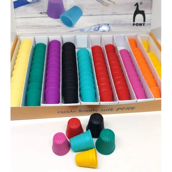 Dedales de Plástico de Colores Pony