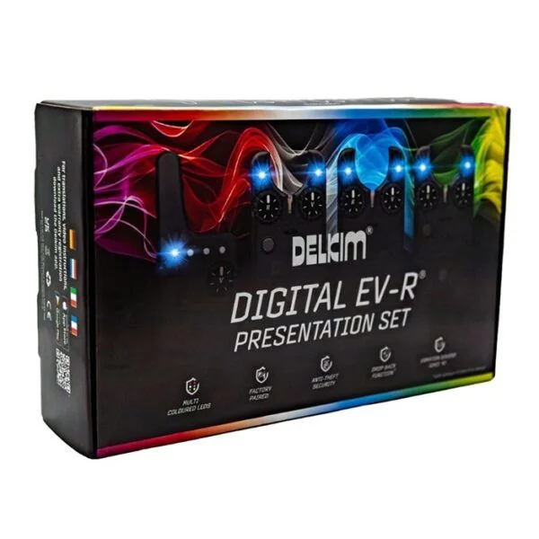 Delkim EV-R Digital Bite Alarm Presentation Set - 3 Rod Set - Imagen 4