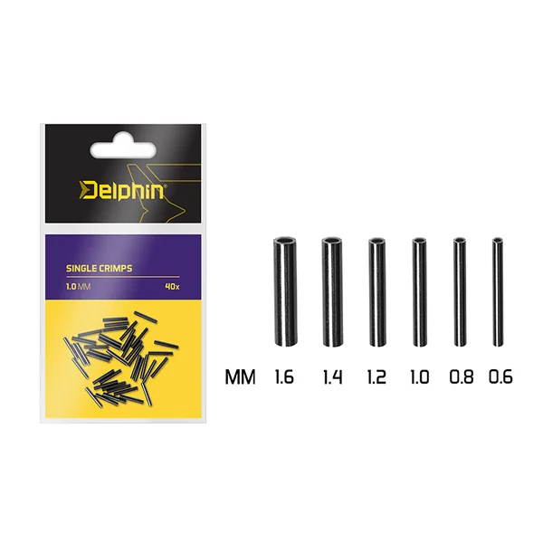 Delphin Single CRIMPS /40 unidades
