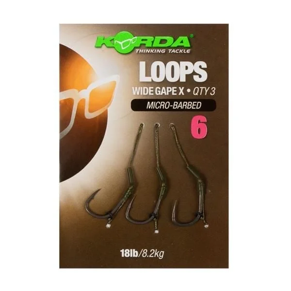 DF Loop Rigs - Wide Gape X - Microbarb
