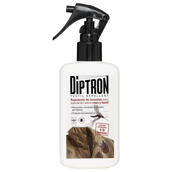 Diptrón Repelente de Insectos Textil Garrapatas 100ml