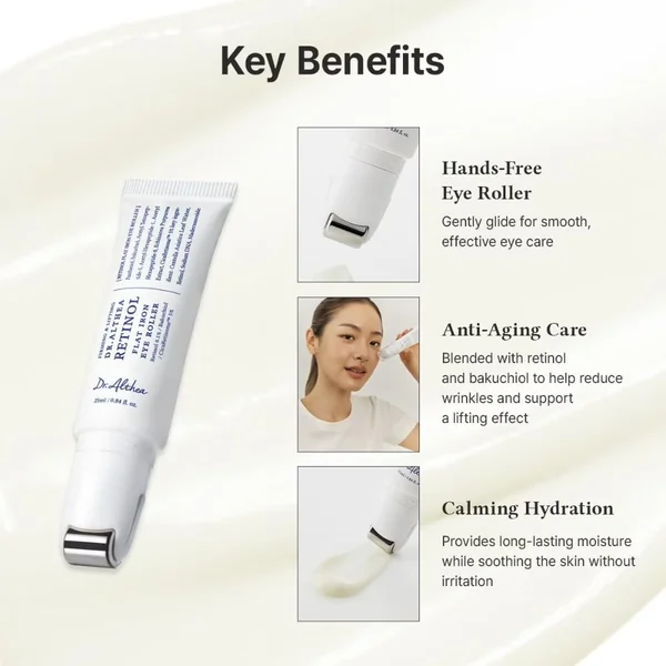 Dr. Althea Retinol Flat Iron Eye Roller 25ml - Imagen 2