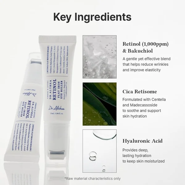 Dr. Althea Retinol Flat Iron Eye Roller 25ml - Imagen 3
