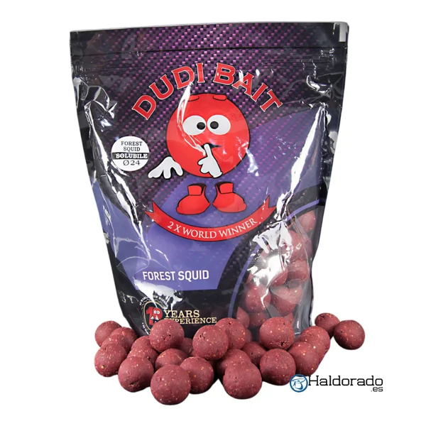Dudi Baits Forest Squid Boilies 20mm 1Kg