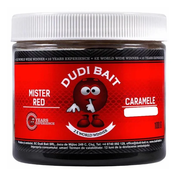 Dudi Baits Mister Red Super Hot Range Boilies Solubles Glug 24mm