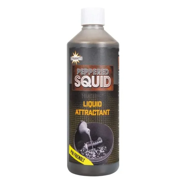 Dynamite Baits Peppered Squid Liquid 500ml
