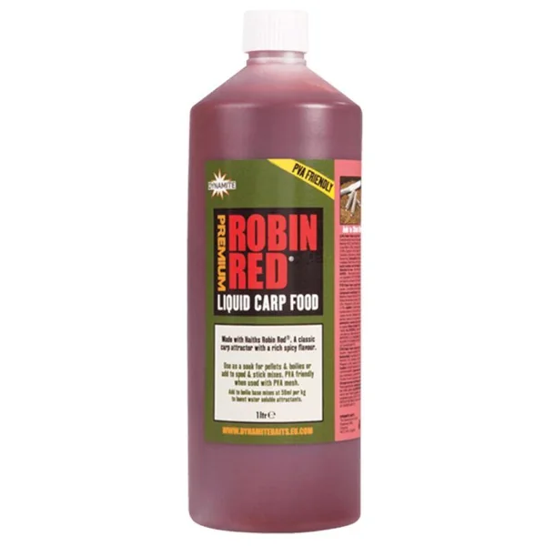 Dynamite Baits Premium Robin Red Liquid Carp Food 1ltr