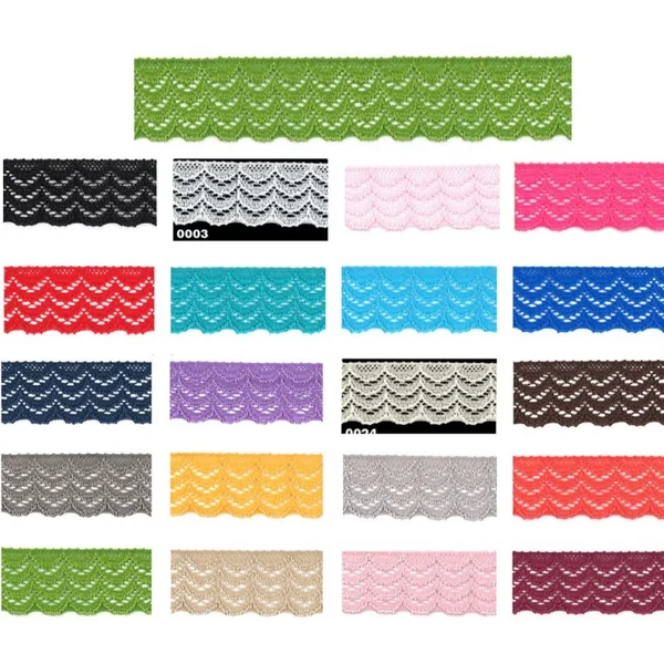 Encaje Nylon Elástico 2cm - Imagen 3